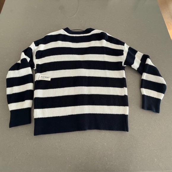 NWT Striped Lightweight Shaker-Stitch Cardigan Knit Button Sweater Sz Large NEW - Picture 4 of 5